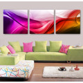 Odern Home Decor Abstract Oil Painting The Colorful Wave Wind Printed Picture on The Wall for Living Room Mc-257